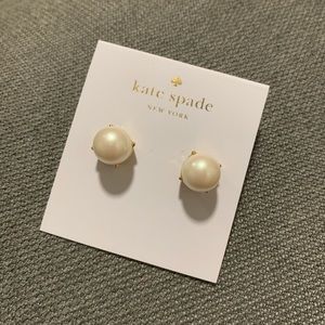 Pearl Kate spade earrings